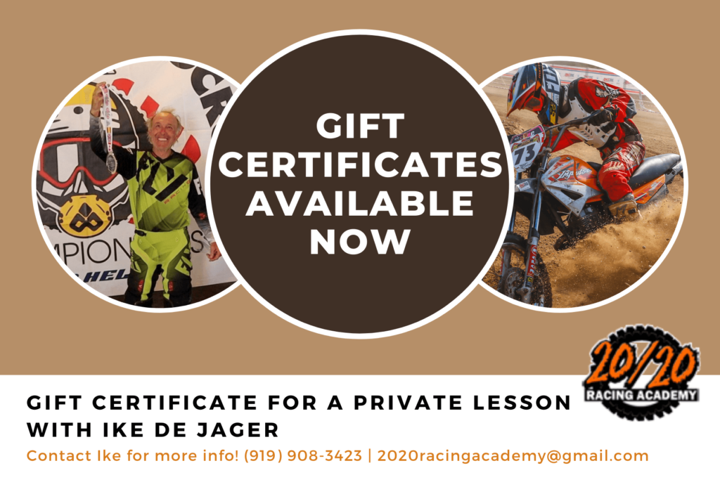 gift certificate motocross training