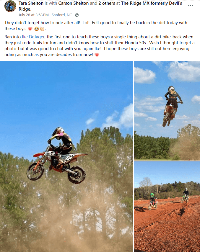 MX Training Past Sudents